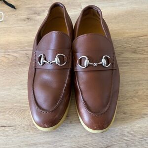 Gucci Brown Leather Loafers